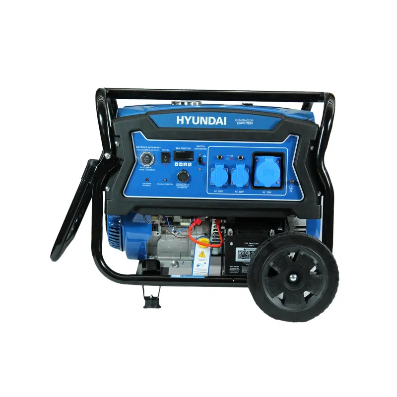 Generador Hyundai 5.5 kVA con ruedas