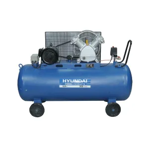 Compresor Hyundai 3HP 300L Monofásico 115 PSI Taller