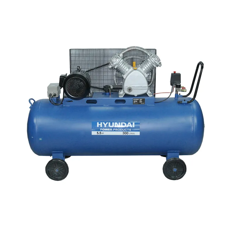 Compresor Hyundai 3HP 300L Monofásico 115 PSI Taller
