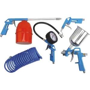 Kit Compresor Hyundai 5 Piezas Pistola Inflador Manguera
