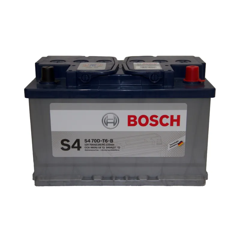 Batería Bosch S4 70Ah 660 CCA Positivo Derecho Terminal Estándar