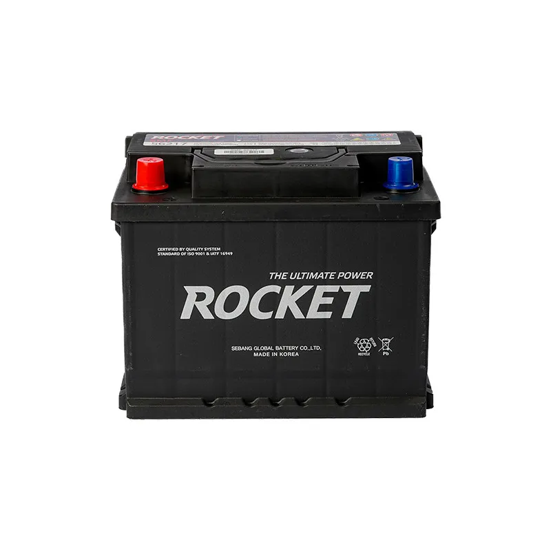 Batería Rocket SMF 62Ah 500 CCA Positivo Izquierdo Terminal Estándar