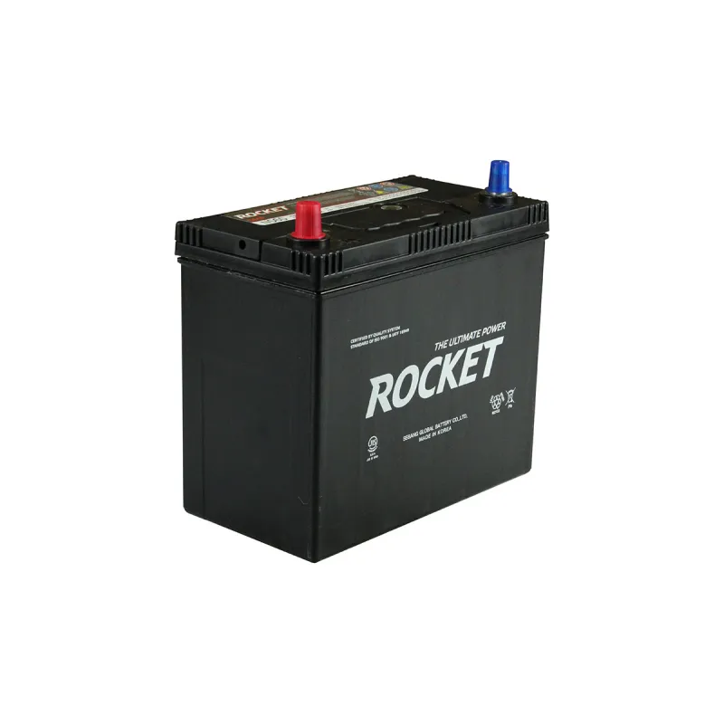 Batería Rocket SMF 45Ah 430 CCA Positivo Izquierdo Terminal Delgado