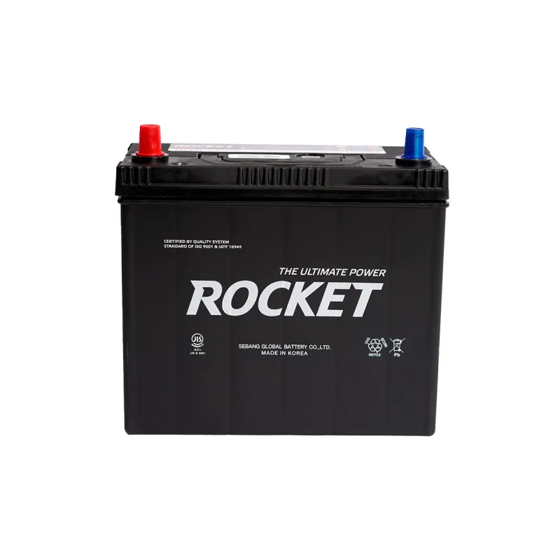 Batería Rocket SMF 45Ah 430 CCA Positivo Izquierdo Terminal Delgado