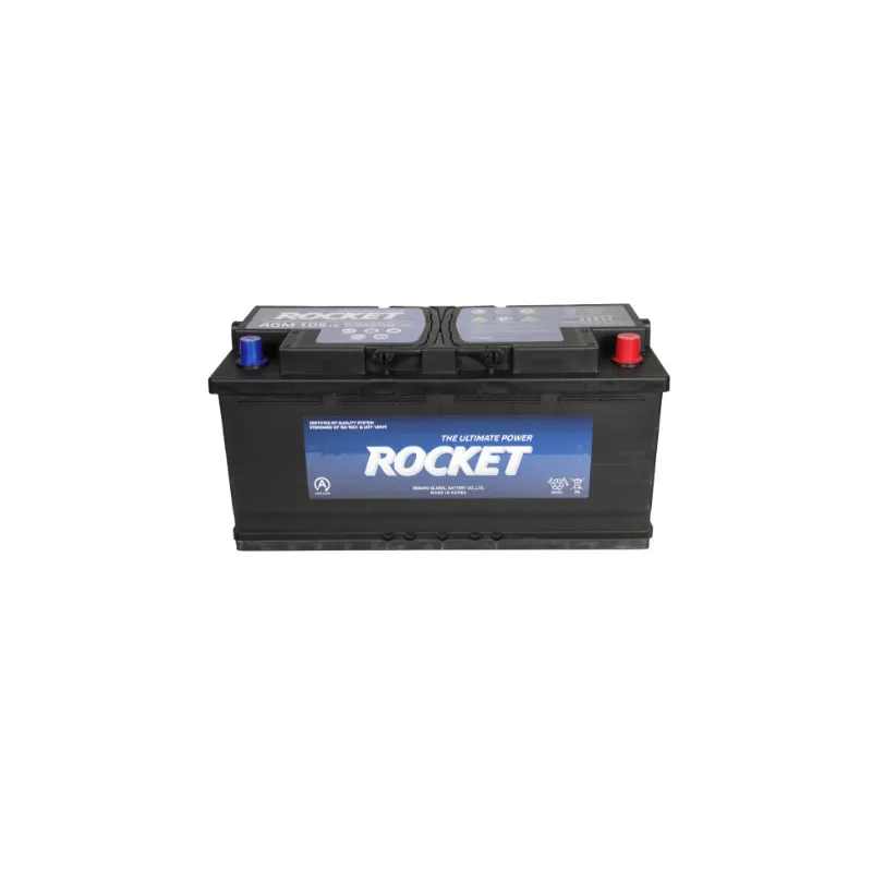 Batería Rocket AGM 105Ah 950 CCA Start Stop Terminal Estándar