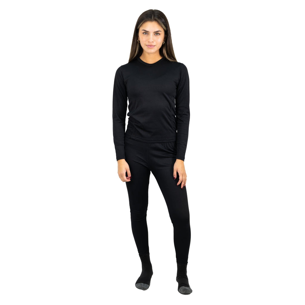 Conjunto Interior Hardwork HDX Térmico Mujer Negro – Vista 3