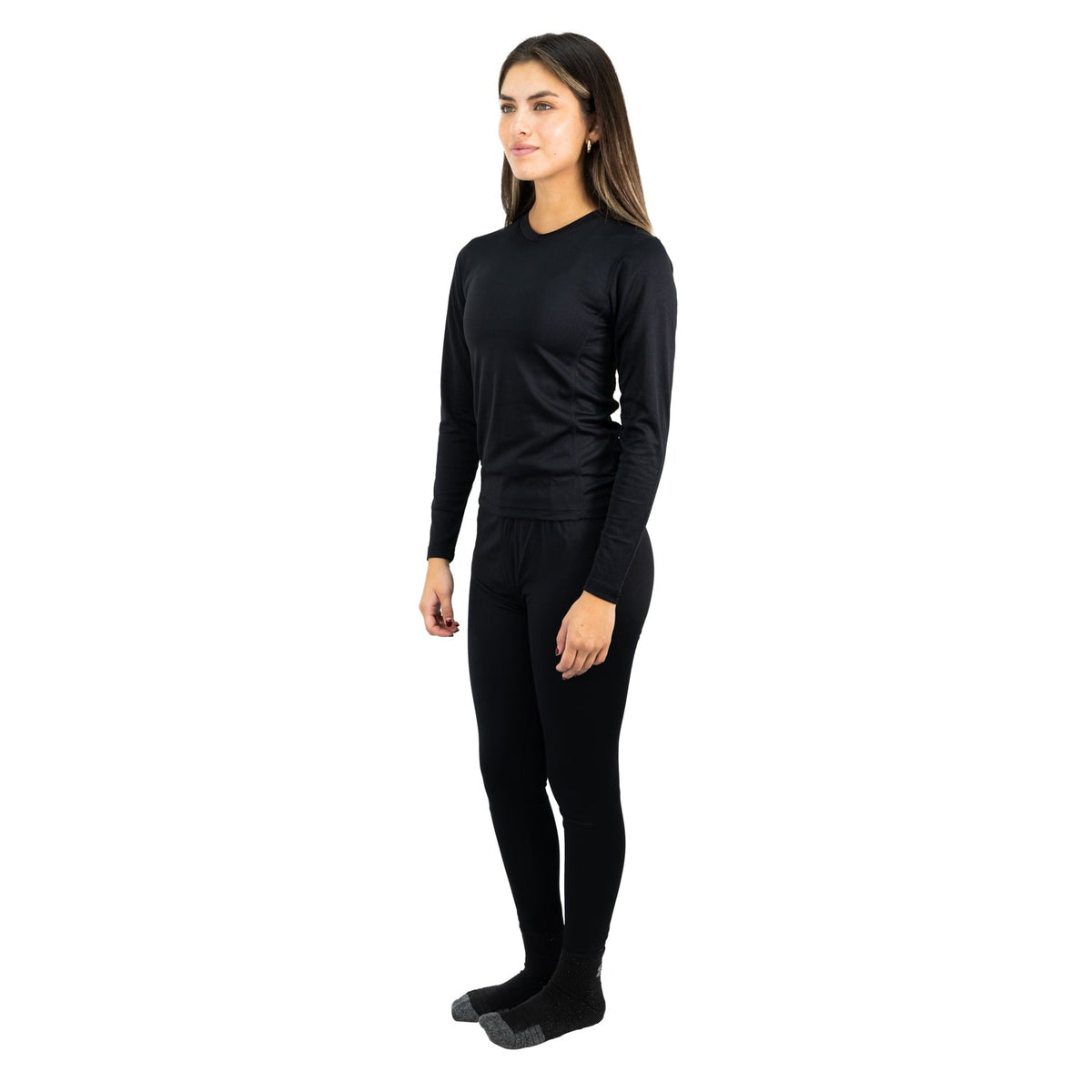 Conjunto Interior Hardwork HDX Térmico Mujer Negro – Vista 5