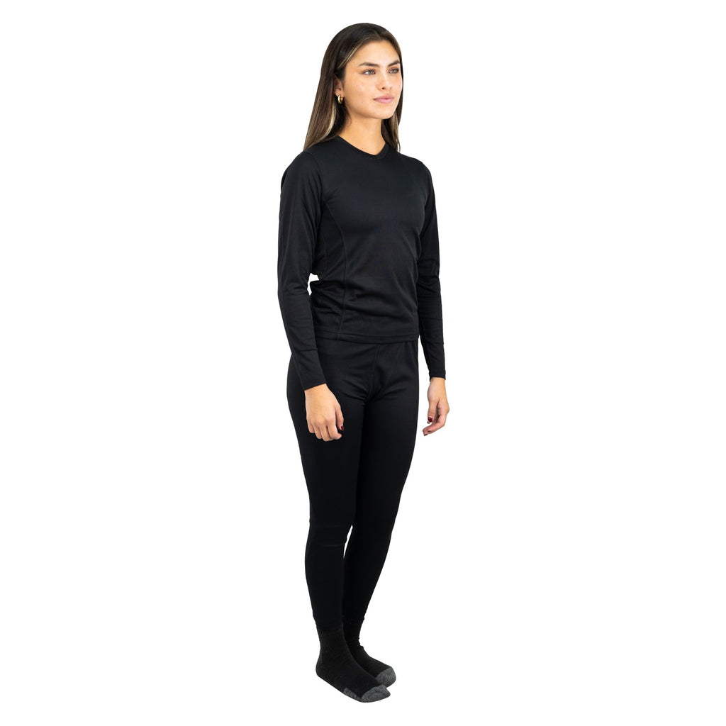 Conjunto Interior Hardwork HDX Térmico Mujer Negro – Vista 4
