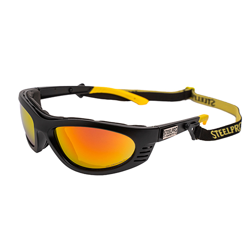 LENTE TURBINE GT GRIS / MARCO NEGRO REVO ROJO