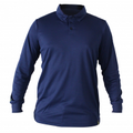 POLERA COOLDRY QUEBEC MANGA LARGA AZUL