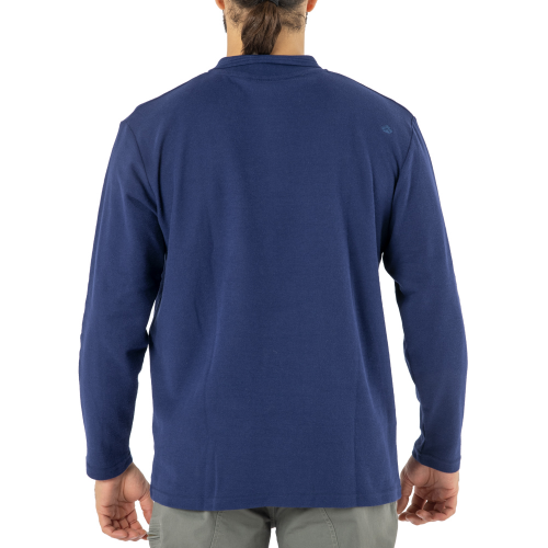 POLERA PIQUE QUEBEC MANGA LARGA HOMBRE