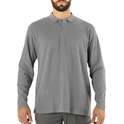 POLERA PIQUE QUEBEC MANGA LARGA HOMBRE
