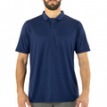 POLERA COOLDRY QUEBEC MANGA CORTA HOMBRE AZUL