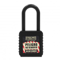 CANDADO STEELPRO DIELECTRICO NEGRO