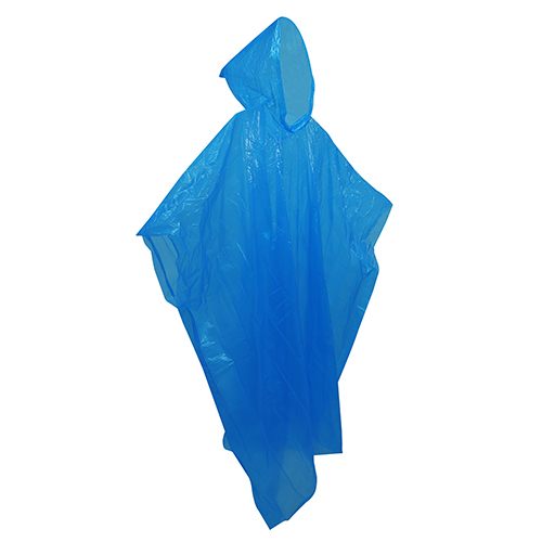 PONCHO DE EMERGENCIA BIODEGRADABLE ALASKA AZUL