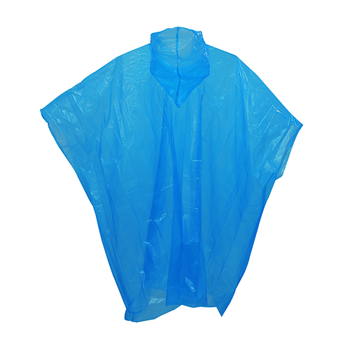 PONCHO DE EMERGENCIA BIODEGRADABLE ALASKA AZUL