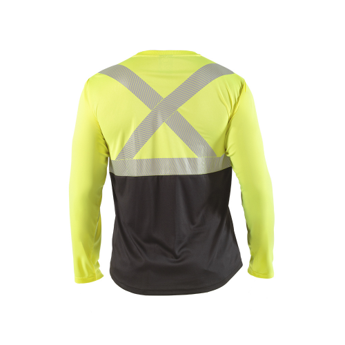 POLERA REFLECTIVA HW AMARILLO FLUOR MANGA LARGA