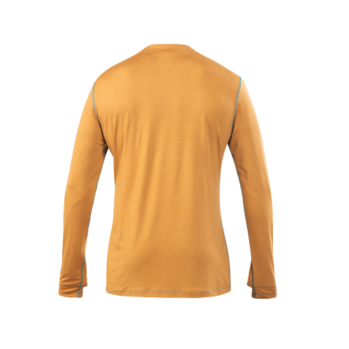 POLERA DRY FIT HW SPX MANGA LARGA HOMBRE MUSTARD