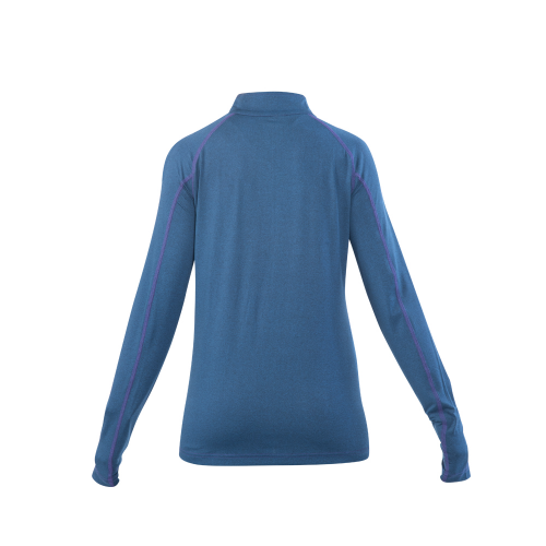 POLERA DRY FIT HW SPX MANGA LARGA MUJER DEEP BLUE