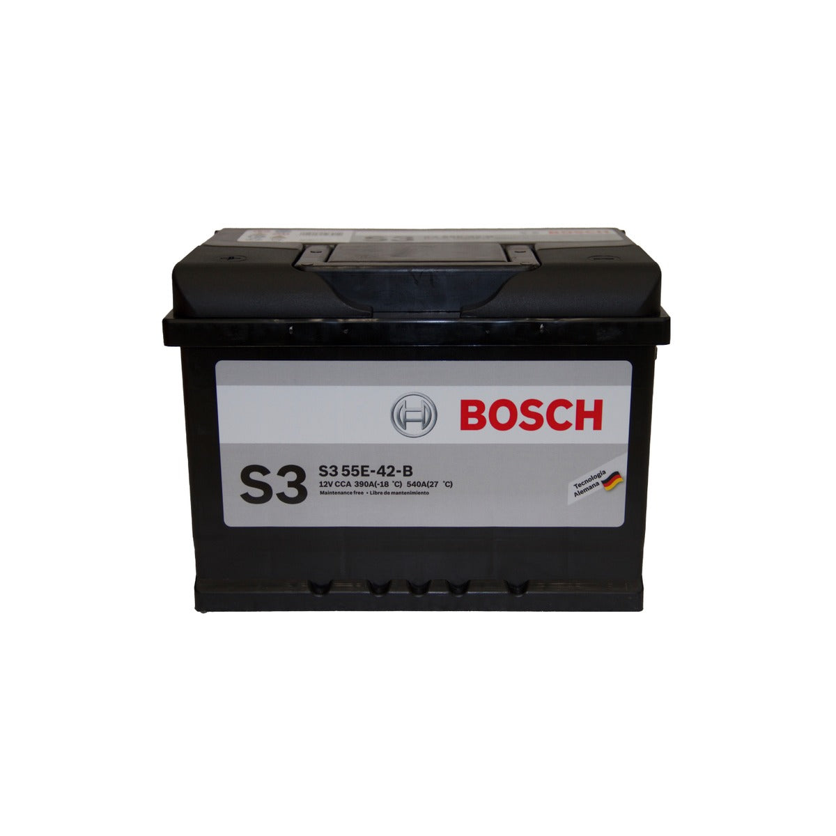 Batería Bosch S3 55Ah 390 CCA SKU 39S355E-E