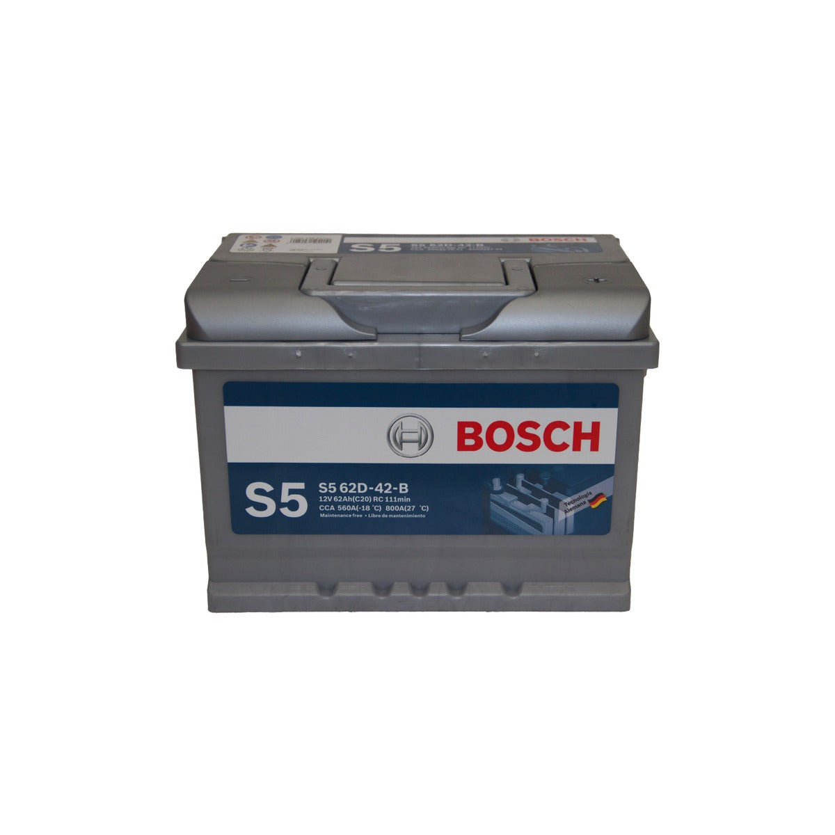 Batería Bosch S5 62Ah 560 CCA SKU 39S560D-E