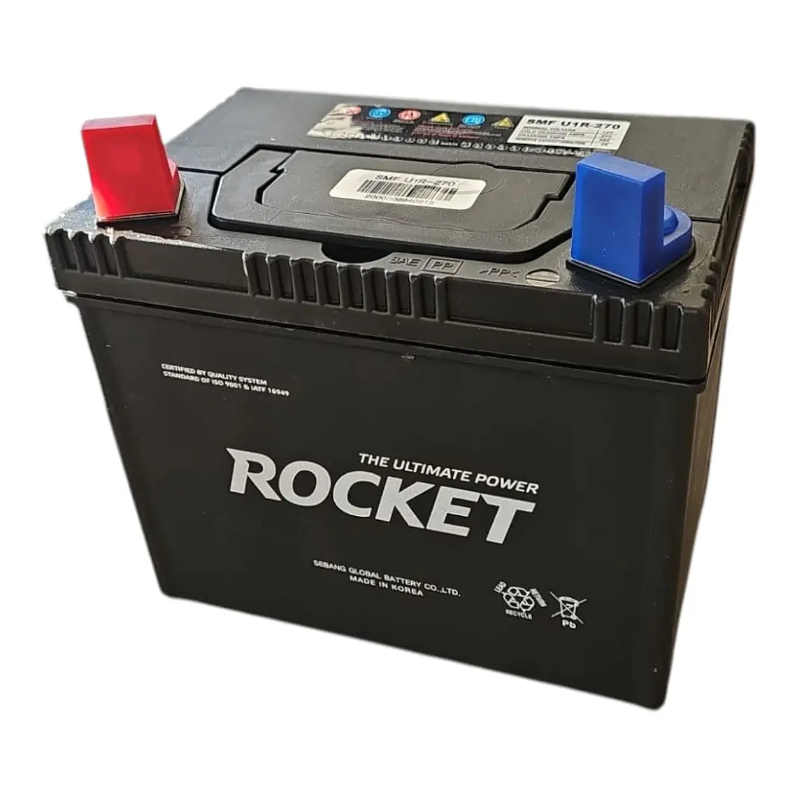 Batería Rocket SMF U1R 26 Ah 270 CCA 39U1R-270RK — SKU 39U1R-270RK