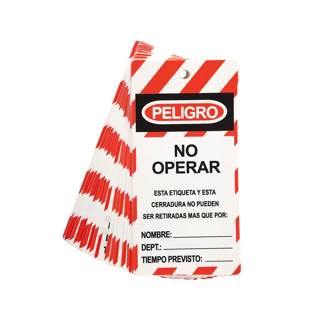 Tarjetas Lockout No Operar SteelPro – Vista 2