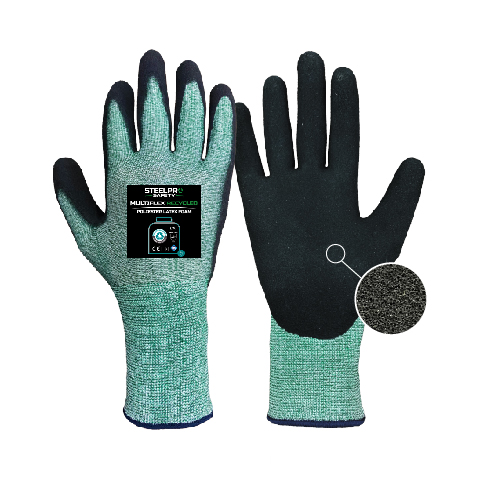 GUANTE MULTIFLEX RECYCLED POLIESTER LATEX FOAM