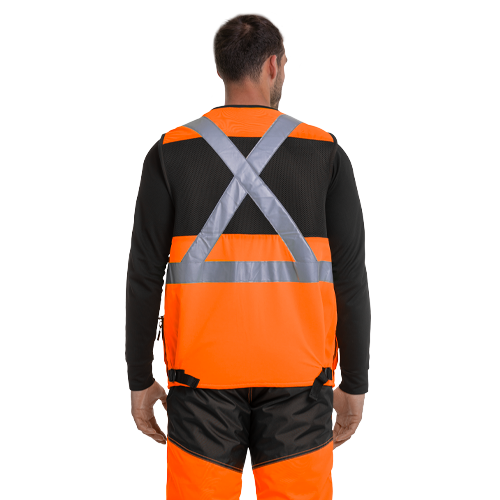 CHALECO GEOLOGO ALASKA XPERT HOMBRE NARANJO