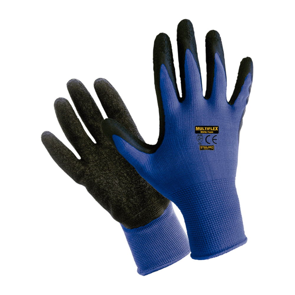 Guante Multiflex Poliéster Látex SteelPro – Vista 2