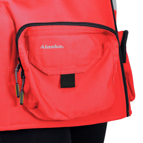 CHALECO GEOLOGO ALASKA XPERT HOMBRE ROJO