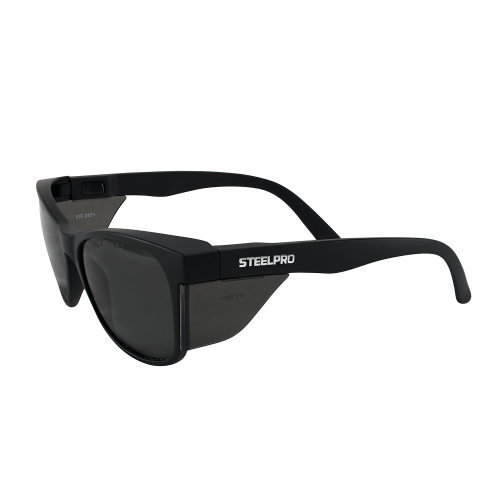 LENTE DE SEGURIDAD SAFEBLACK GRIS STEELPRO