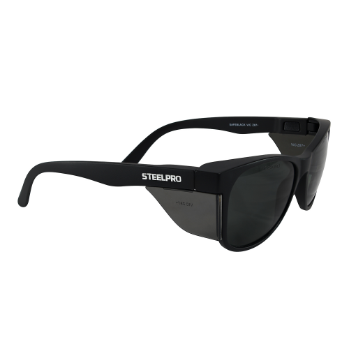 LENTE DE SEGURIDAD SAFEBLACK GRIS STEELPRO