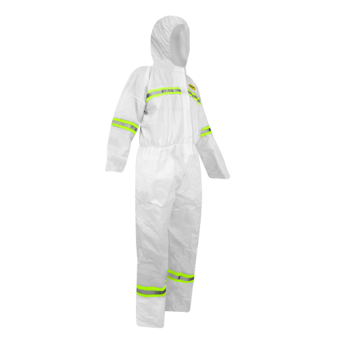 BUZO DE PROTECCION STEELPRO 7715 BLANCO DIA/NOCHE CON ISP