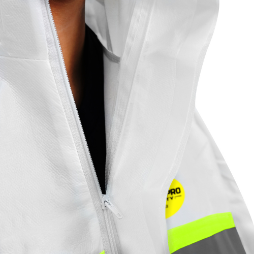 BUZO DE PROTECCION STEELPRO 7715 BLANCO DIA/NOCHE CON ISP