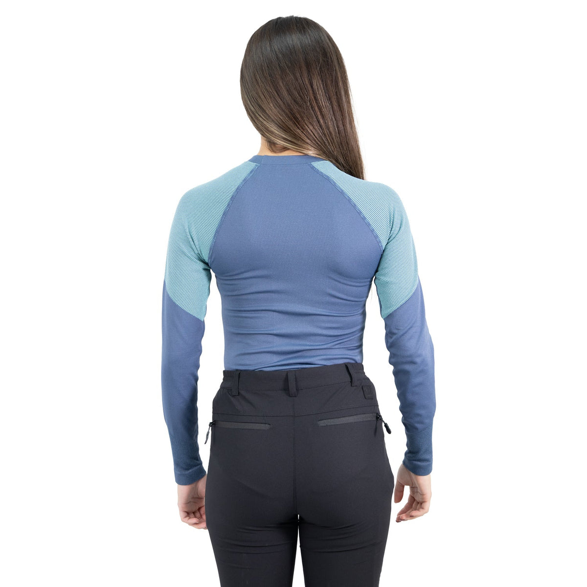 Camiseta Primera Capa Hardwork Ecopper Mujer Blue – Vista 5