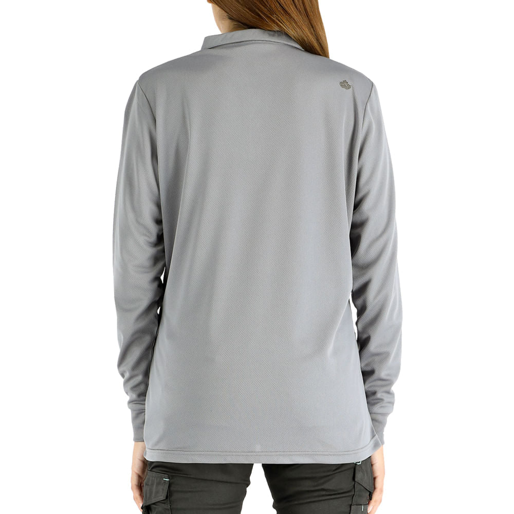 Polera Cooldry Quebec Manga Larga Mujer – Vista 4