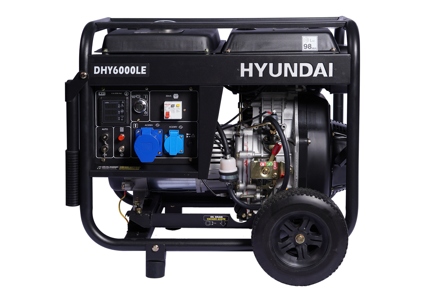 Generador Hyundai Diesel 5.5 kVA 78DHY6000LE