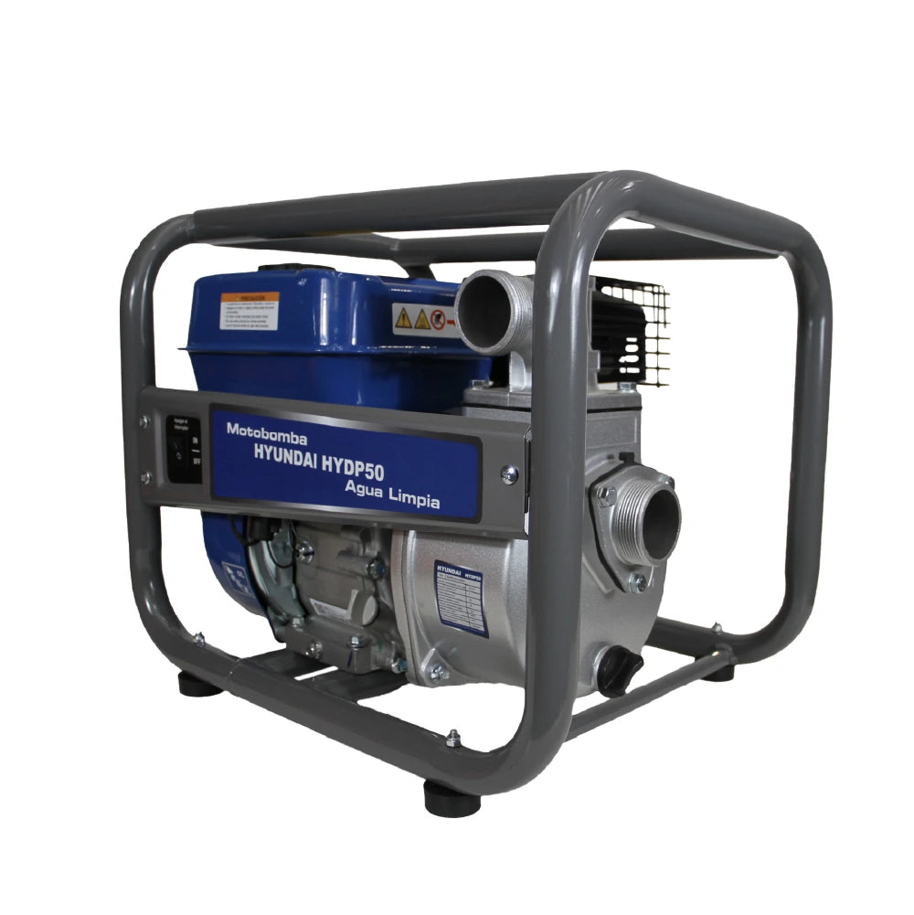 Motobomba Hyundai a gasolina 7 HP 2×2 pulgadas 82HYDP50