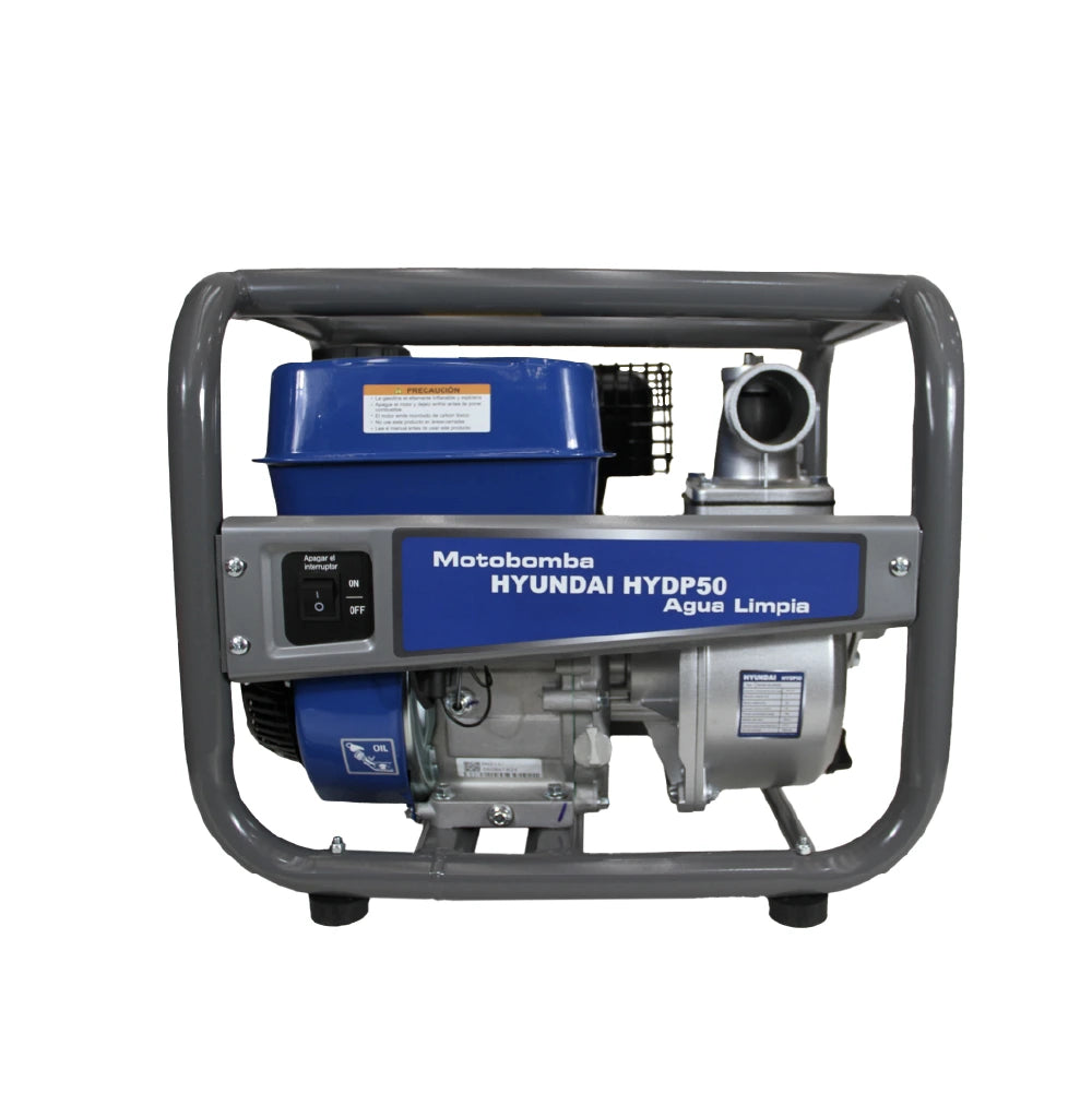 Motobomba Hyundai a gasolina 7 HP 2×2 pulgadas 82HYDP50
