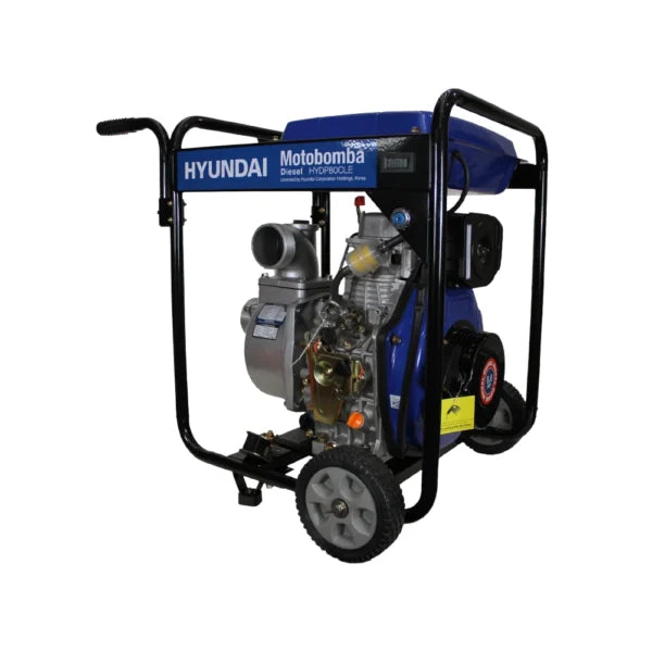 Motobomba Hyundai Diésel 3x3 Agua Limpia 82HYDP80CLE