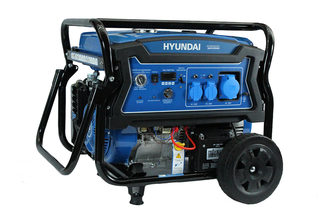 Generador Hyundai Gasolina 8.3 kVA Monofásico Partida Eléctrica 82HYG11050E