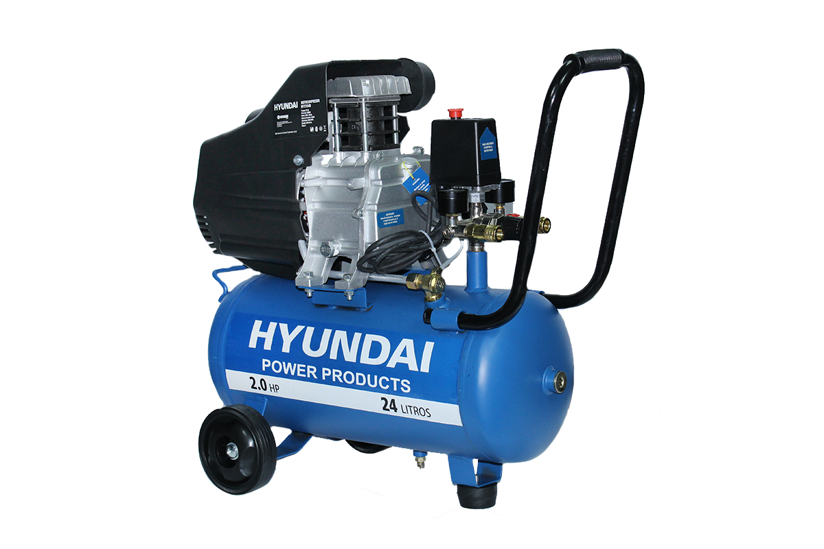 Compresor Hyundai 2HP 24L 115 PSI Monofásico Directo 82HYXY24D