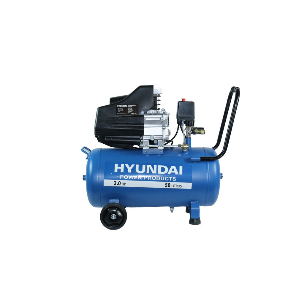 Compresor Hyundai 2HP 50L 115 PSI SKU 82HYXY50D