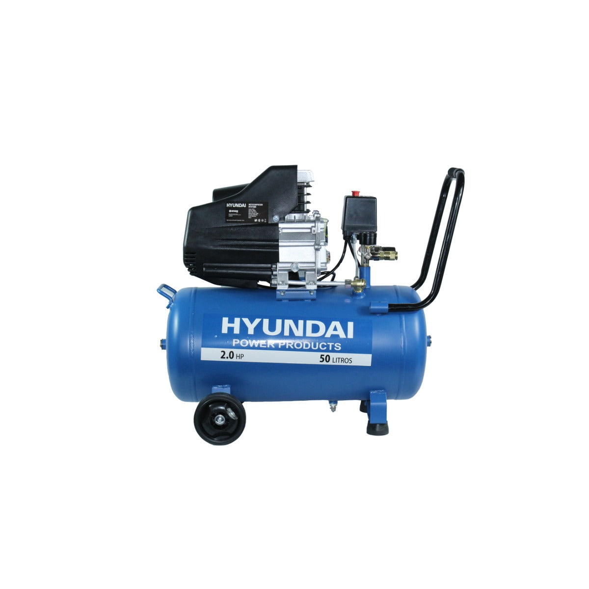 Compresor Hyundai 2HP 50L 115 PSI SKU 82HYXY50D
