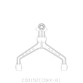 Bandeja Suspensión CTR para Kia BESTA 2700 PREGIO J2 SOHC DIESEL 8 VALV 4 CIL | 289315 — CQ0192