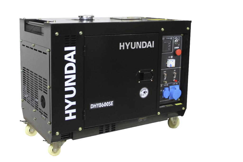Generador Hyundai Diesel 6.3 kVA Monofásico Cerrado 78DHY8600SE