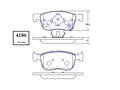 Juego pastillas de freno FRITEC para Chevrolet SAIL 1500 L2B15 DOHC BENCINA 16 VALV 4 CIL | FR1942M