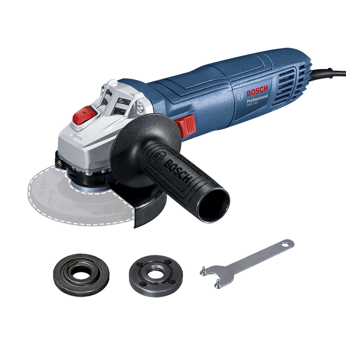 Esmeril angular Bosch GWS 700 de 4,5 pulgadas — vista 1