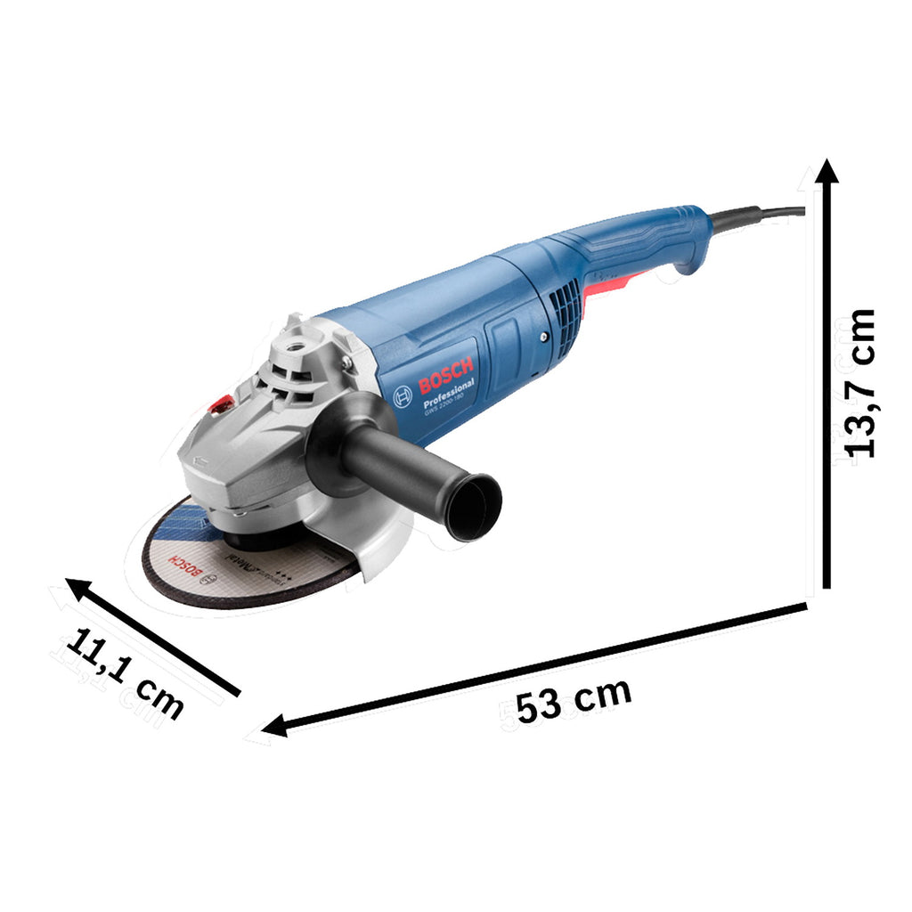 Esmeril angular Bosch GWS 2200-180 Vulcano de 2200 W y 7 pulgadas — vista 4